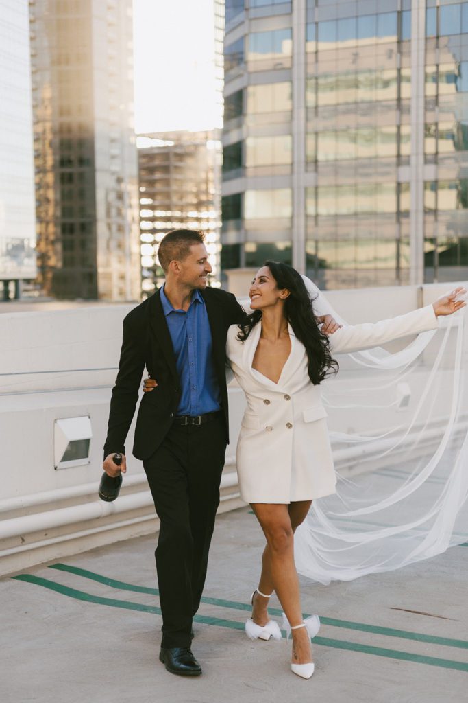 San Diego engagement session downtown