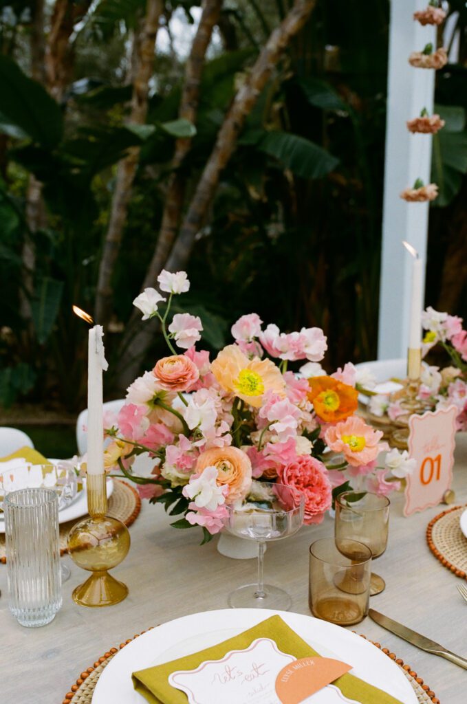 colorful palm springs wedding at colony palms hotel