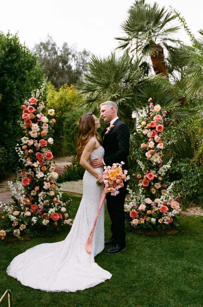 palm springs wedding at colony palms hotel