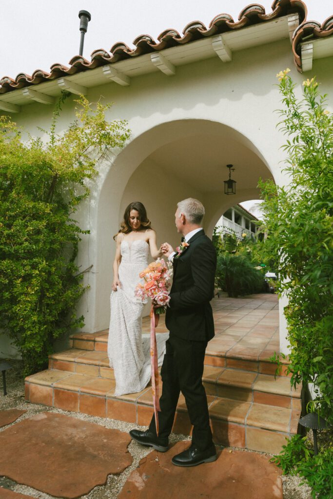 palm springs wedding at colony palms hotel