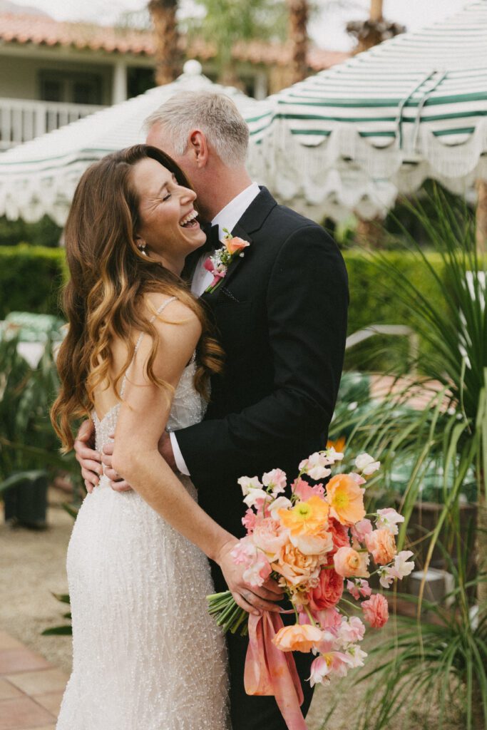 palm springs wedding at colony palms hotel