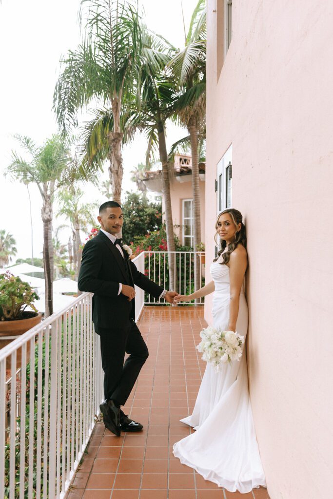A bridal portrait taken by la jolla wedding photographer